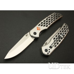 Steel Handle OEM Chuangming 339 Folding Knife Carrying Knife UDTEK01398
